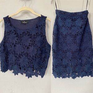 Lace Two-Piece Dress